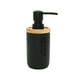 thumbnail image 3 of Kit Accesorios Baño Resina 4 piezas Negro/Bamboo, 3 of 5