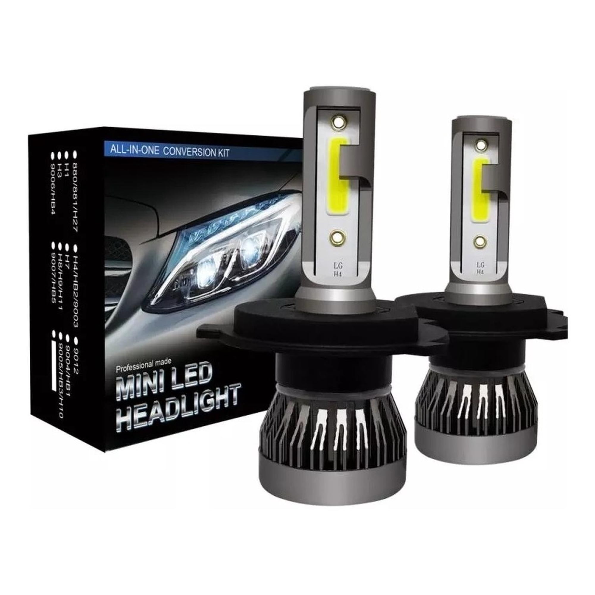 Genérico - Ampolleta Led Para Autos Y Camionetas H4