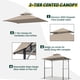 thumbnail image 4 of Toldo para barbacoa OLILAWN L-GG001PST-F 152 x 244 cm, color beige, 4 of 7