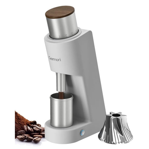 Molino de café Wirsh Geimori GU38 38 mm, muela sin escalones, blanco