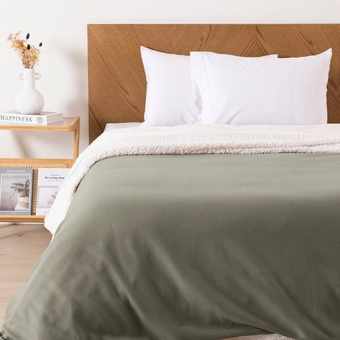 Mashini - Frazada Polar-Sherpa Lisa King Verde