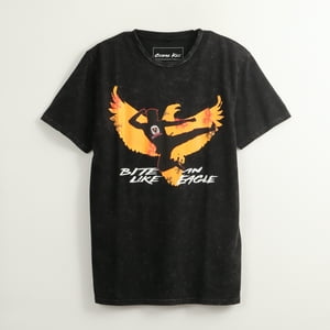 Polera Manga Corta Hombre Aguila Cobra Kai