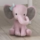 thumbnail image 3 of Peluche Bedtime Originals Twinkle Toes rosa con forma de elefante y avellana, 3 of 3
