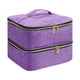 thumbnail image 1 of Bolsa De Transporte, Bolígrafos Con Puntos, Capacidad Para 30 Botellas, Estuche Organizador De Esmalte De Uñas De Viaje, Color Violeta, 1 of 3