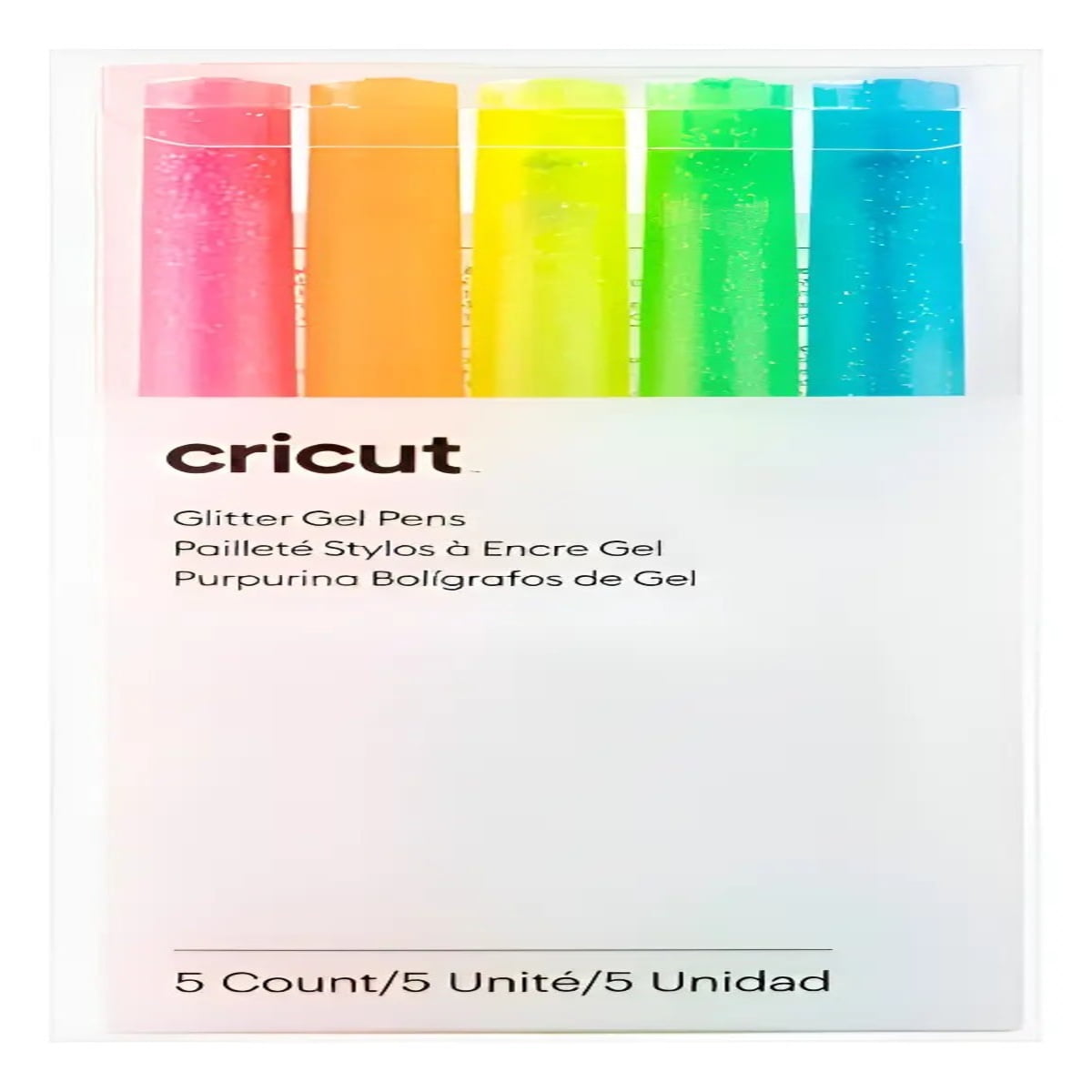 Lápices De Gel Con Purpurina 5 Unid Cricut