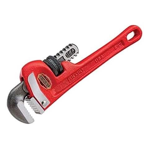 Llave Para Tubos Ridgid 31010 Modelo 10, De Alta Resistencia, Recta, 250 Mm