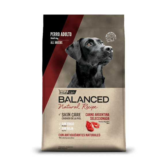 Alimento para perro Vitalcan Balanced 15kg Carne Argentina
