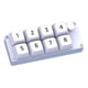 thumbnail image 3 of Teclado De Una Sola Mano Eje Mecánico Teclado Mecánico Para Juegos De 1 Mano Blanco, 3 of 3