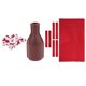 thumbnail image 4 of Billar De 9 Pies Pa?o De Mesa De Billar Snooker Fieltro Y Botella Shaker Tally Ball Rojo, 4 of 5