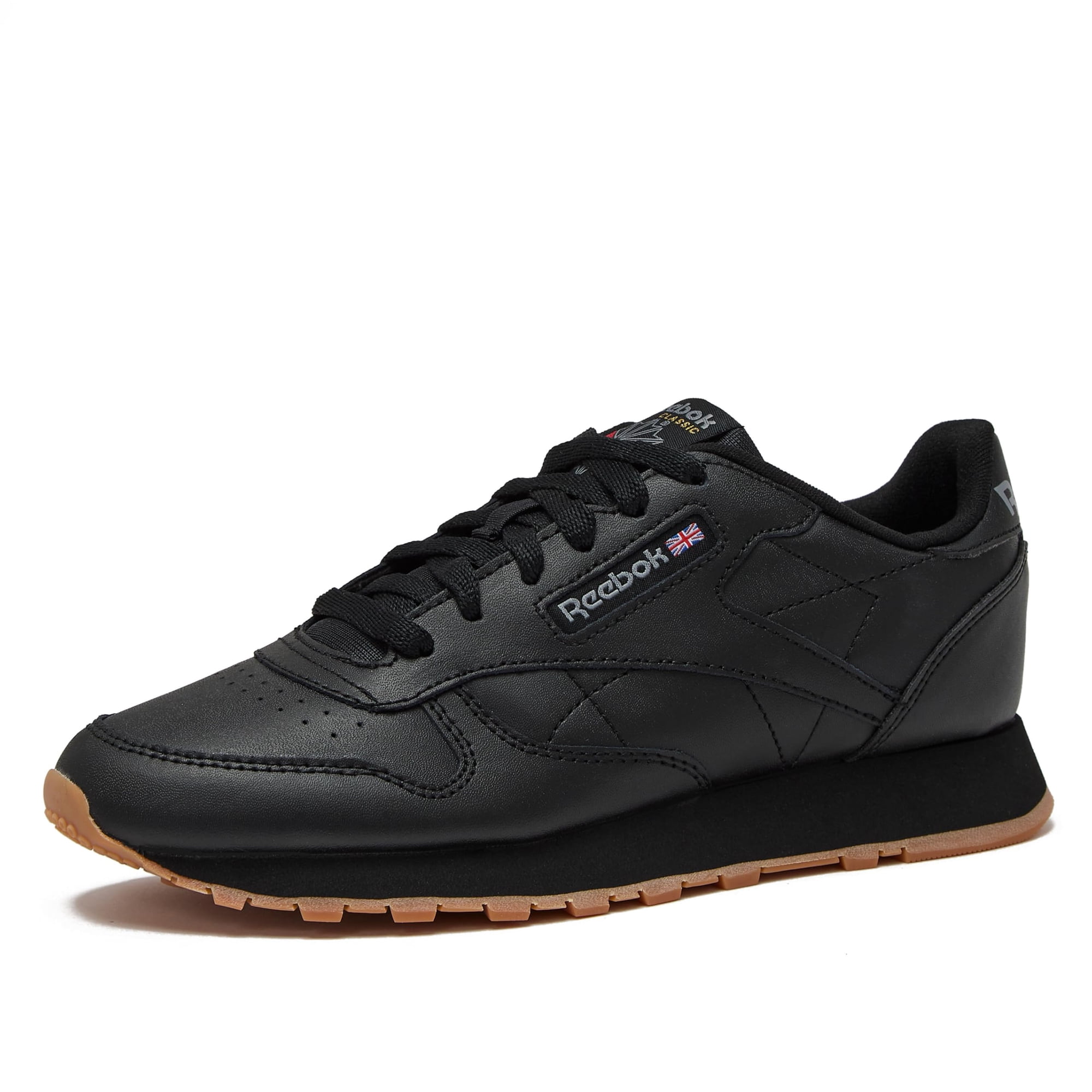 Zapatos Reebok Classic De Piel Para Niños, Color Negro/chicle