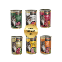Leonardo Alimento Humedo Latas Superior Selection Pack Surtido X 6 Unid