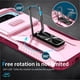 thumbnail image 5 of Funda Armada para Google Pixel 9 Pro con Tapa Deslizante y Soporte Magnético Giratorio Rosa, 5 of 5