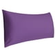 thumbnail image 1 of Funda de Almohada Corporal PiccoCasa 300 Hilos de Algodón Egipcio Queen Púrpura Profundo, 1 of 7