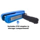 thumbnail image 2 of Engrapadora PraxxisPro Aria-Plus Half-Strip Mini para oficina, azul, 2 of 6