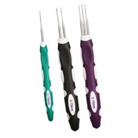 Bothyi - 3 Ganchos De Ganchillo Para Rastas Para Manualidades Trenzadas, 1 Gancho, 2 Ganchos, 3 Ganchos Para Hacer Cabello