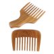 thumbnail image 2 of 2x Cepillo De Desenredante De Peine De Dientes Anchos De Madera Natural Antiestático Sándalo Verde, 2 of 5