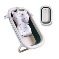 Lapequeteria - Tina Bañera Bebe Plegable Con Cojín Hamaca