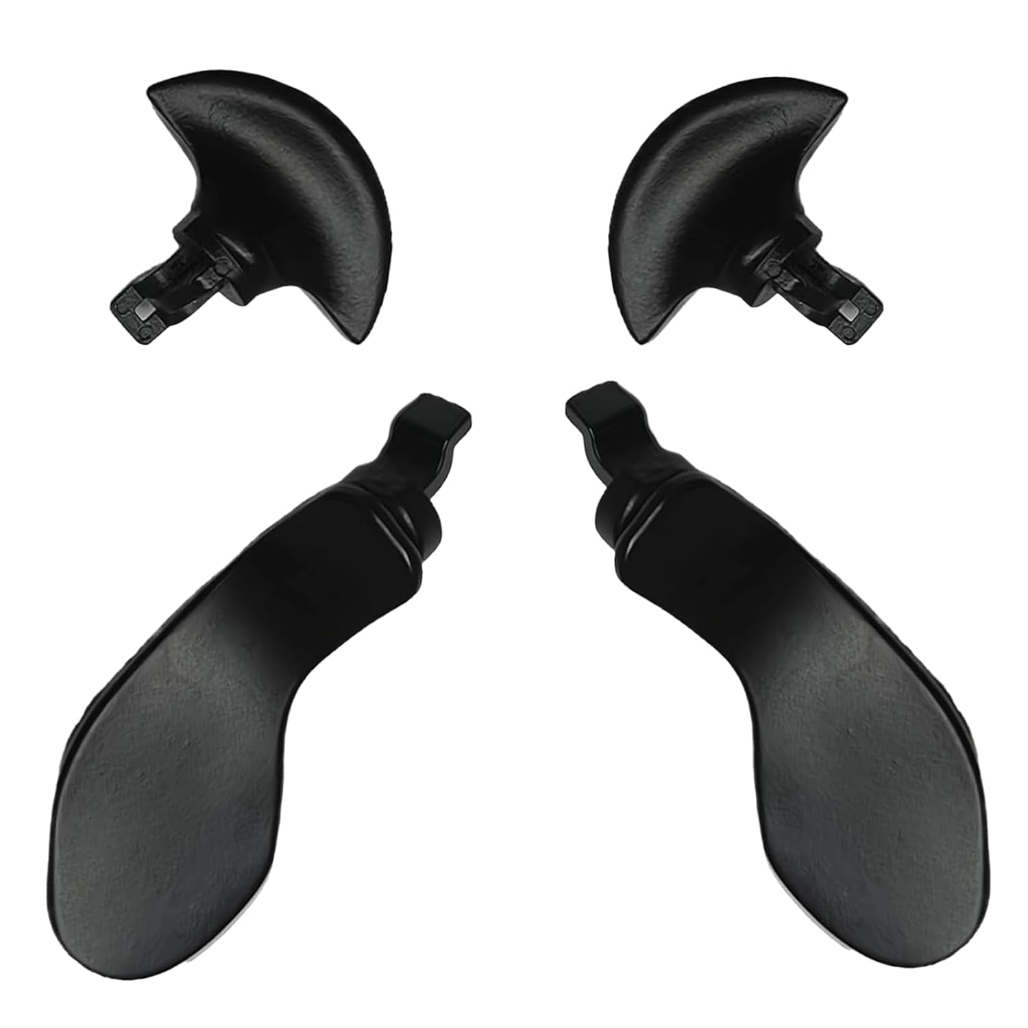Genérico - 4pcs Metal Back Paddles For Ps5 Dualsense Edge Controller,paletas De Repuesto Intercambiables Para Ps5 Dualsenseedge Wireless Controller-negro