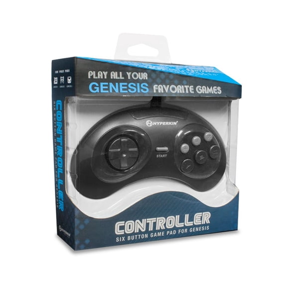 Control Hyperkin GN6 con cable de 6 botones y cable de 1,8 m