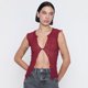 thumbnail image 3 of Polera Mujer S/M Encaje Burdeo Corona, 3 of 4