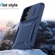 thumbnail image 2 of Funda Resistente para Samsung Galaxy S23 con Tapa Deslizante y Protección Militar Azul, 2 of 6