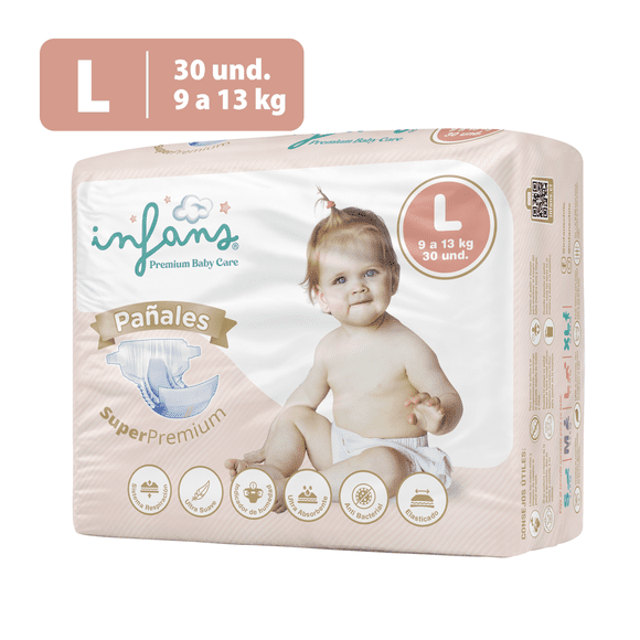Talla L Pañales Desechables Pack 30 Unidades