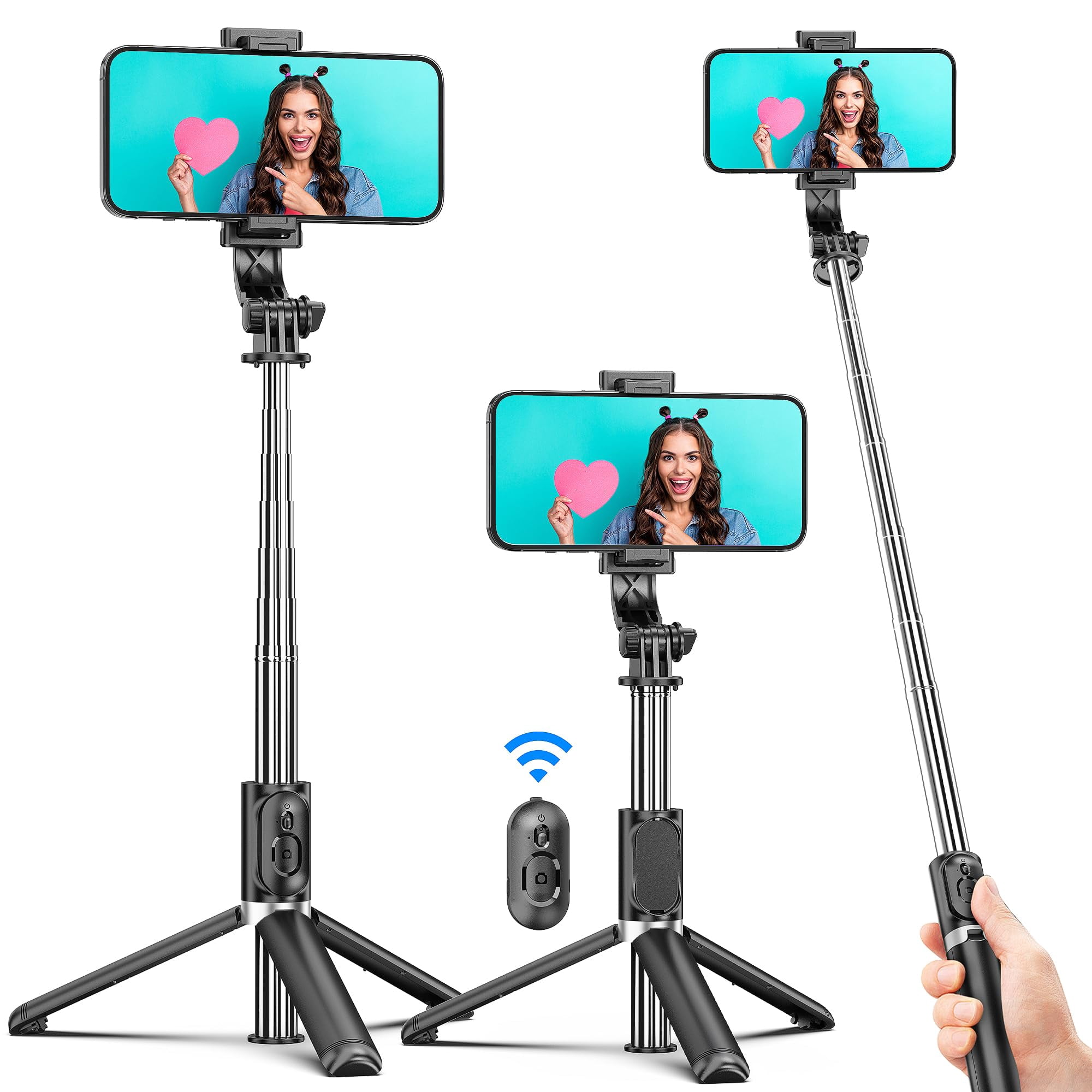 Trípode Selfie Stick Selfieshow Extensible Para Iphone Y Android