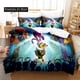 thumbnail image 1 of x1509 Bed SheetsBeat Bugs Bedding Set Twin Full Size Bed Set Adult Kid Bedroom Duvet cover Sets Anime Bed Sheet Set 3-Piece Bedding Set (1 Duvet Cover + 2 Pillow Shams) nj1509, 1 of 5
