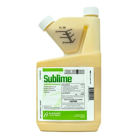 Herbicida Albaugh Sublime 946 ml sin decoloración y de acción rápida