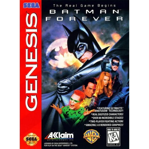 Videojuego Batman Forever Sega Genesis 16 Bits