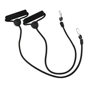 Ioensy - Bandas De Resistencia Para Step, 1 Par, Equipo De Fitness Portátil Premium Y Práctico, Color Negro