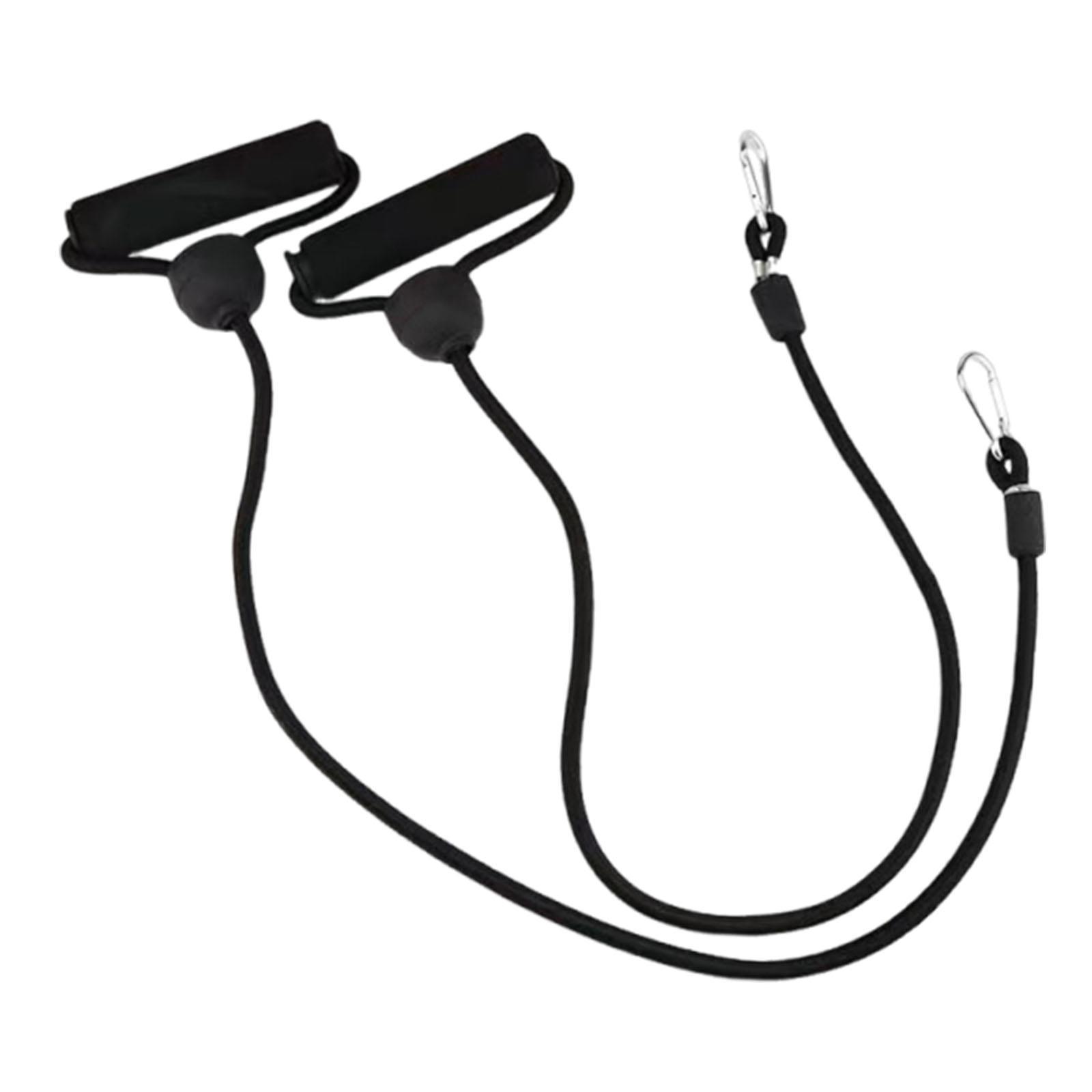 Ioensy - Bandas De Resistencia Para Step, 1 Par, Equipo De Fitness Portátil Premium Y Práctico, Color Negro