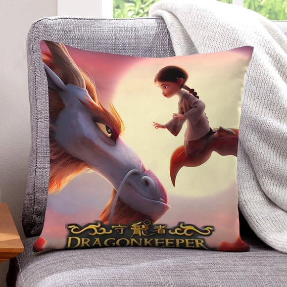 Dragon Keeper Fundas de almohada de terciopelo con tema, regalos de funda de almohada, decoración para el hogar, cojín de lanzar, regalo de cumpleaños para fans y parejas.40*40cm.