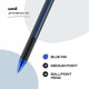 thumbnail image 2 of Bolígrafos Uniball Jetstream 101, tinta azul intenso, paquete de 12, 2 of 7
