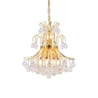 Elegant Lighting - Araña Elegante De Iluminación 8001D19G/Rc 10 Luces Dorada