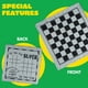 thumbnail image 4 of Giant Checkers Game JOYIN Vintage 3 en 1 con tapete reversible, 4 of 7