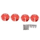 thumbnail image 1 of 4x Rueda Hexagonal 12 Mm Bujes De Transmisión Piezas De Actualización Para 1/10 RC Car RC4WD Rojo 5 Mm, 1 of 5