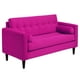 thumbnail image 2 of Sofa Retro 3 Cuerpos Felpa 00 Fucsia, 2 of 5