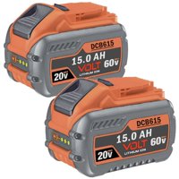 Long Fit - Batería De Repuesto Para Dewalt Dcb606 De Larga Duración, 60 V, 1500 Mah