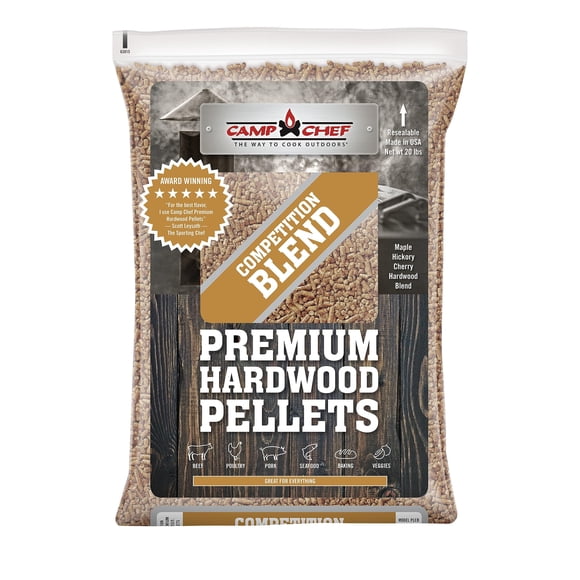 Pellets para BBQ Camp Chef Competition Blend Bolsa de 9 kg
