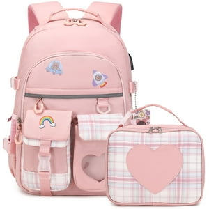 Mochila Acesak Para Niñas, Adolescentes Y Mujeres, Casual, De Viaje, Rosa