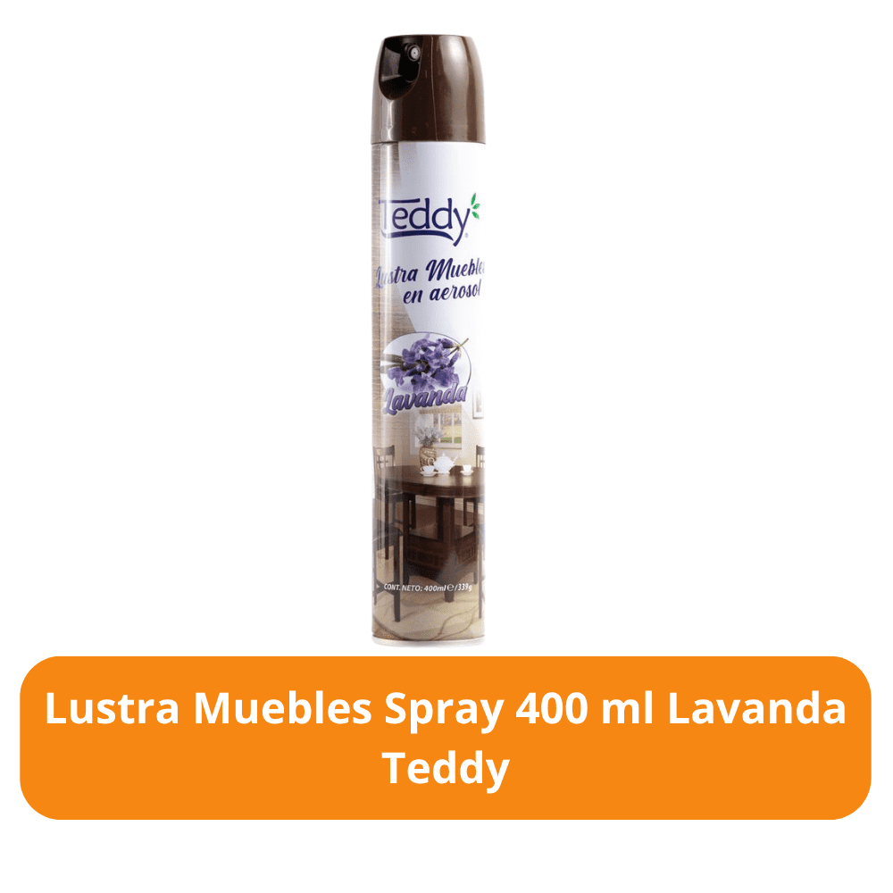 Vista Capital - Lustra Muebles Spray Lavanda Teddy 400 Ml