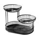 thumbnail image 5 of Soporte Para Frutero De Metal De 3 Niveles Que Ahorra Espacio, Moderno Soporte Para Frutero, L, Negro, 5 of 5