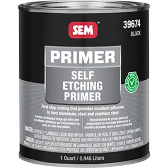 Primer SEM 39674 VOC negro autograbado 946 ml