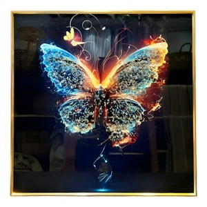 Genérico - Decoración Pared Moderno Arte Mariposa Pintura Abstracta Jhn