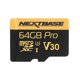 thumbnail image 1 of Tarjeta de memoria Nextbase 64GB U3 Micro SD con adaptador, 1 of 7