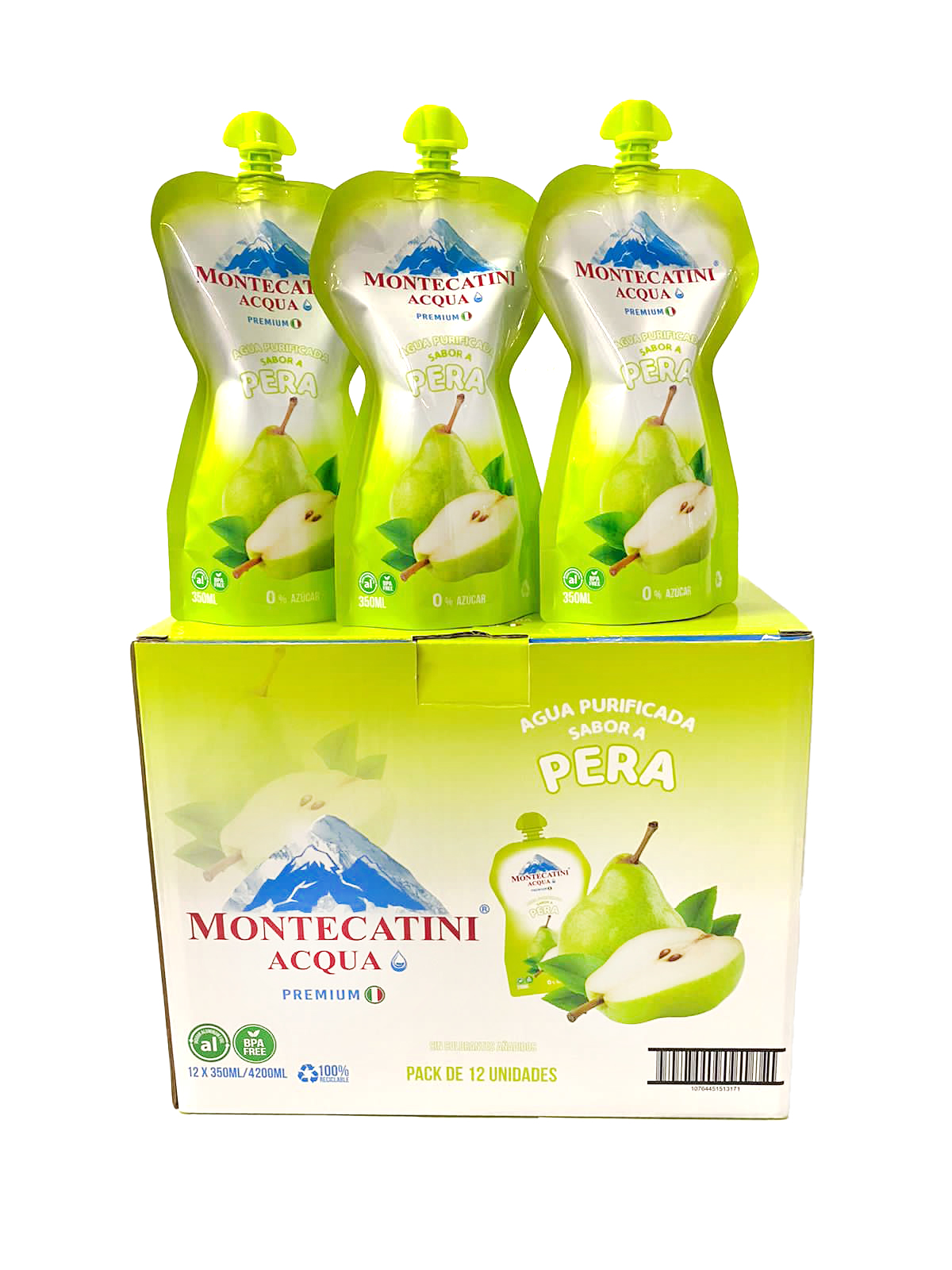 Montecatini Acqua Sabor Pera Pack X12