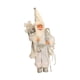 thumbnail image 4 of Figura De Papá Noel De Pie, Bonita Decoración Navide?a Para Mesa, Hogar, Oficina, Lentejuelas Plateadas, 4 of 5
