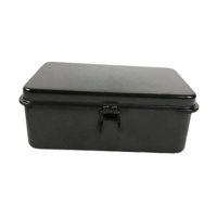 Magideal - Caja De Almacenamiento De Hierro Multifuncional Vintage, Organizador De Notas, Caja De Herramientas Para Bricolaje, Manualidades, Mecánica, Herramient Negro