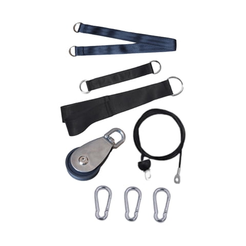 Magideal - Sistema De Polea Para Máquina De Cables, Sistema De Polea De Peso Para Placas, Accesorios De Extracción Lat, Polea De Cable Para Gimnasio En Casa Para